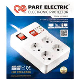 محافظ برق 4 راهی آنالوگ کامپیوتر پارت الکتریک کابل 1/8 متری