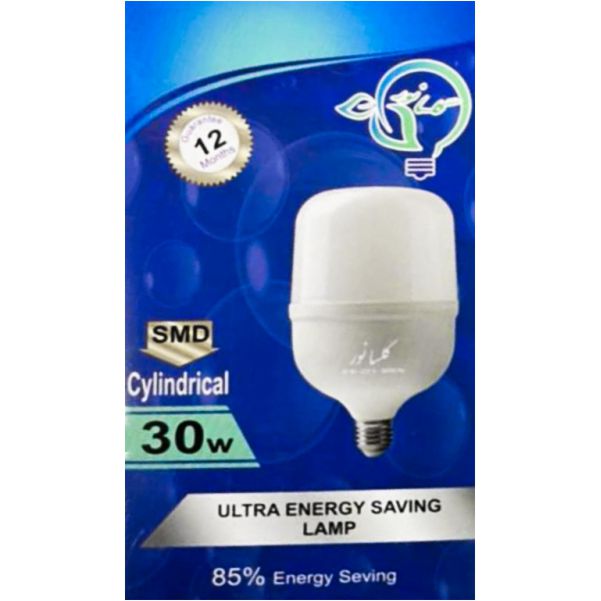 لامپ استوانه ای 30 وات گلسانور